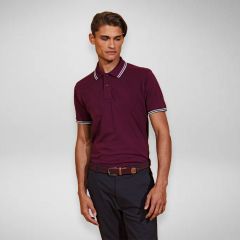 Asquith & Fox Mens Short Sleeve Tipped Polo Shirt