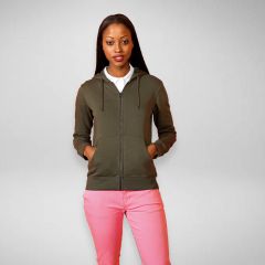 Asquith & Fox Womens Organic Full Zip Hoodie