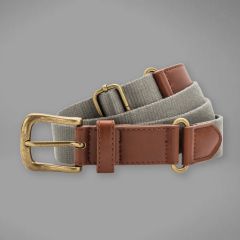 Asquith & Fox Faux Leather and Canvas Belt