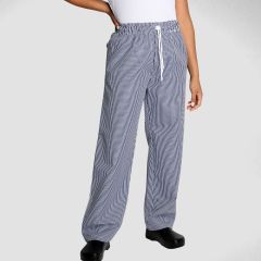 Tibard Drawstring Gingham Chef Trouser