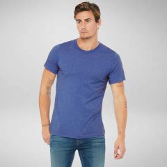 Bella+Canvas Short Sleeve Heather Crew Neck T-Shirt