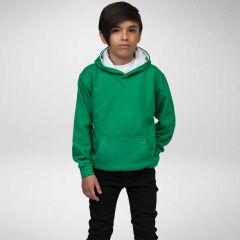 AWDis Kids Contrast Hoodie