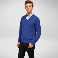 Premier Mens V Neck Knitted Sweater