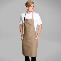 Oliver Harvey Bib Apron with Leather Neck Tab