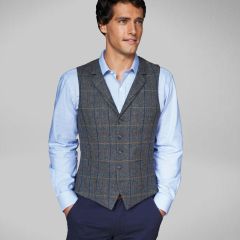 Brook Taverner Mens Memphis Tweed Waistcoat