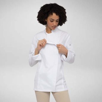 Chef Works Womens Roll Sleeve Hartford Chef Jacket