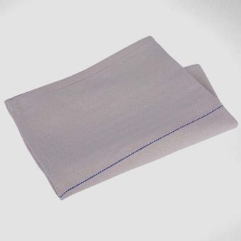 Natural Oven Cloth with Blue Stripe