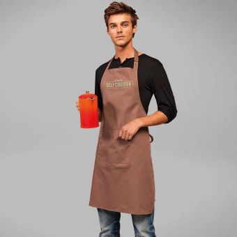 Premier Colours Adjustable Bib Apron with Pocket