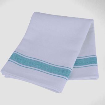 Green Herringbone Kitchen Cloth