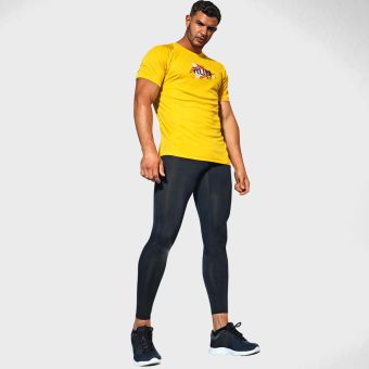 TriDri Mens Short Sleeve Panelled Tech Tee